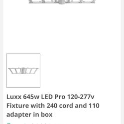 Luxx 645w LED Pro / Growing Lights, Equipment 
