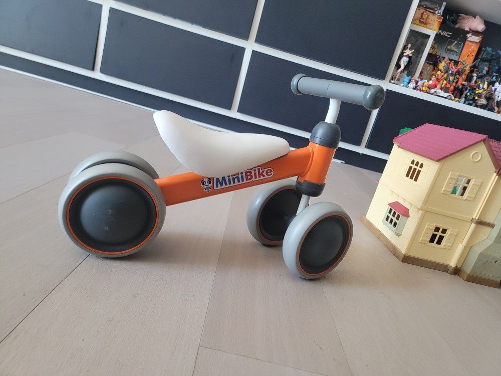 Balance Bike for 12-24 Months Toddler Toy Bike, Orange