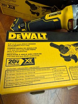 Dewalt Angle Grinder XR