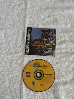 Sony PlayStation 1 No Fear Downhill Mountain Bike Racing game