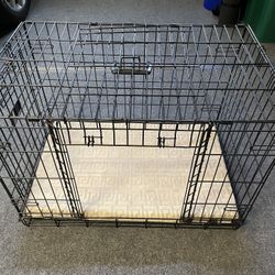Wire Dog Crate 30”Lx19”Wx21” H