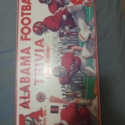 Alabama Football Trivia Game 1986 edition