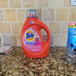 Tide Laundry Detergent w Downy 92oz, 64 Loads