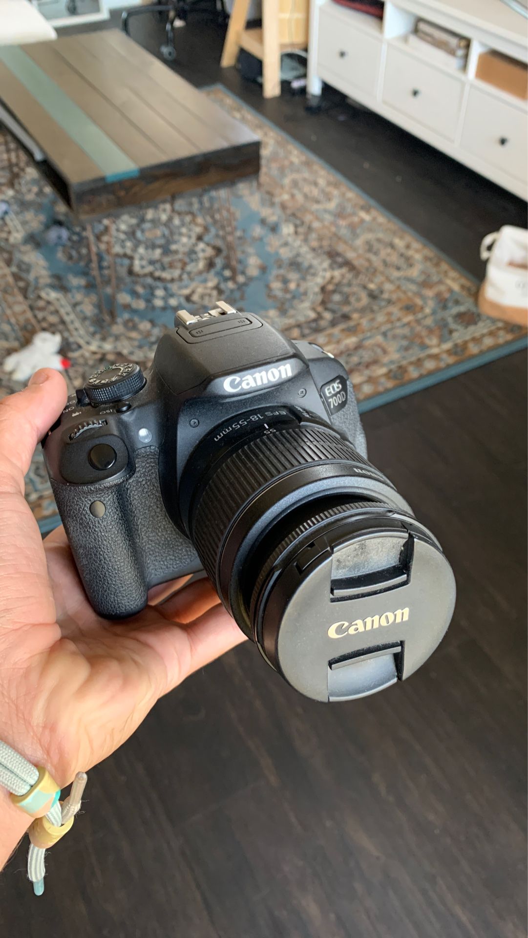 Canon 700d (t5i) with 3 lenses