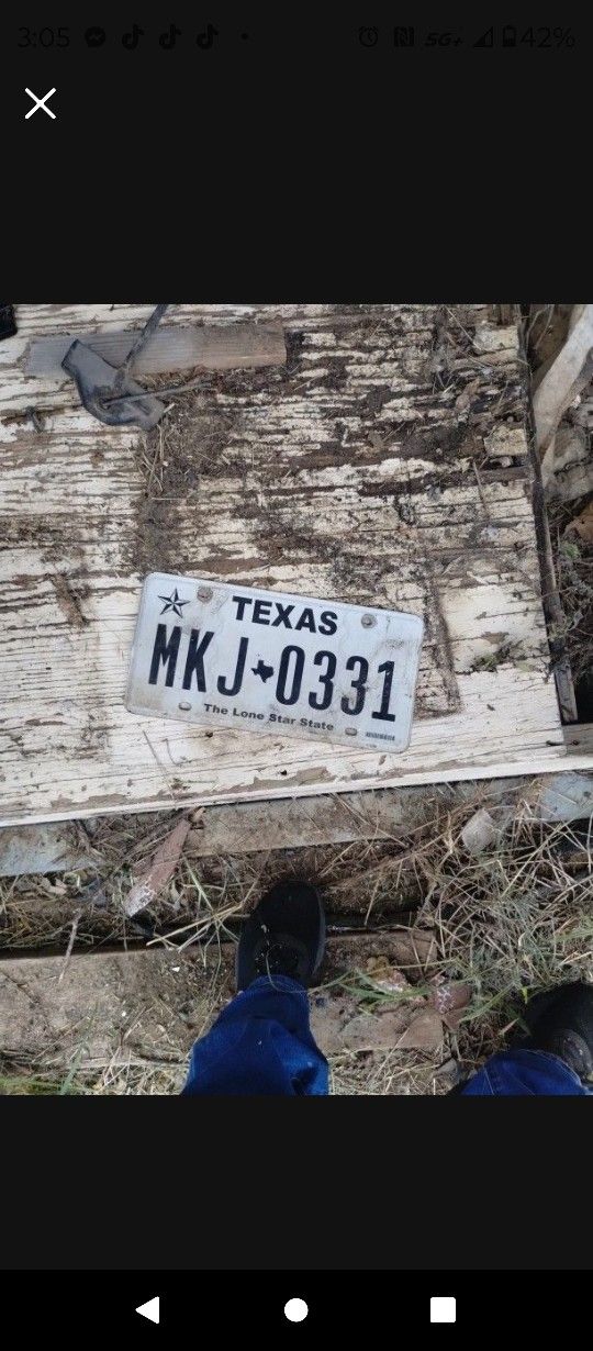 Texas License Plate