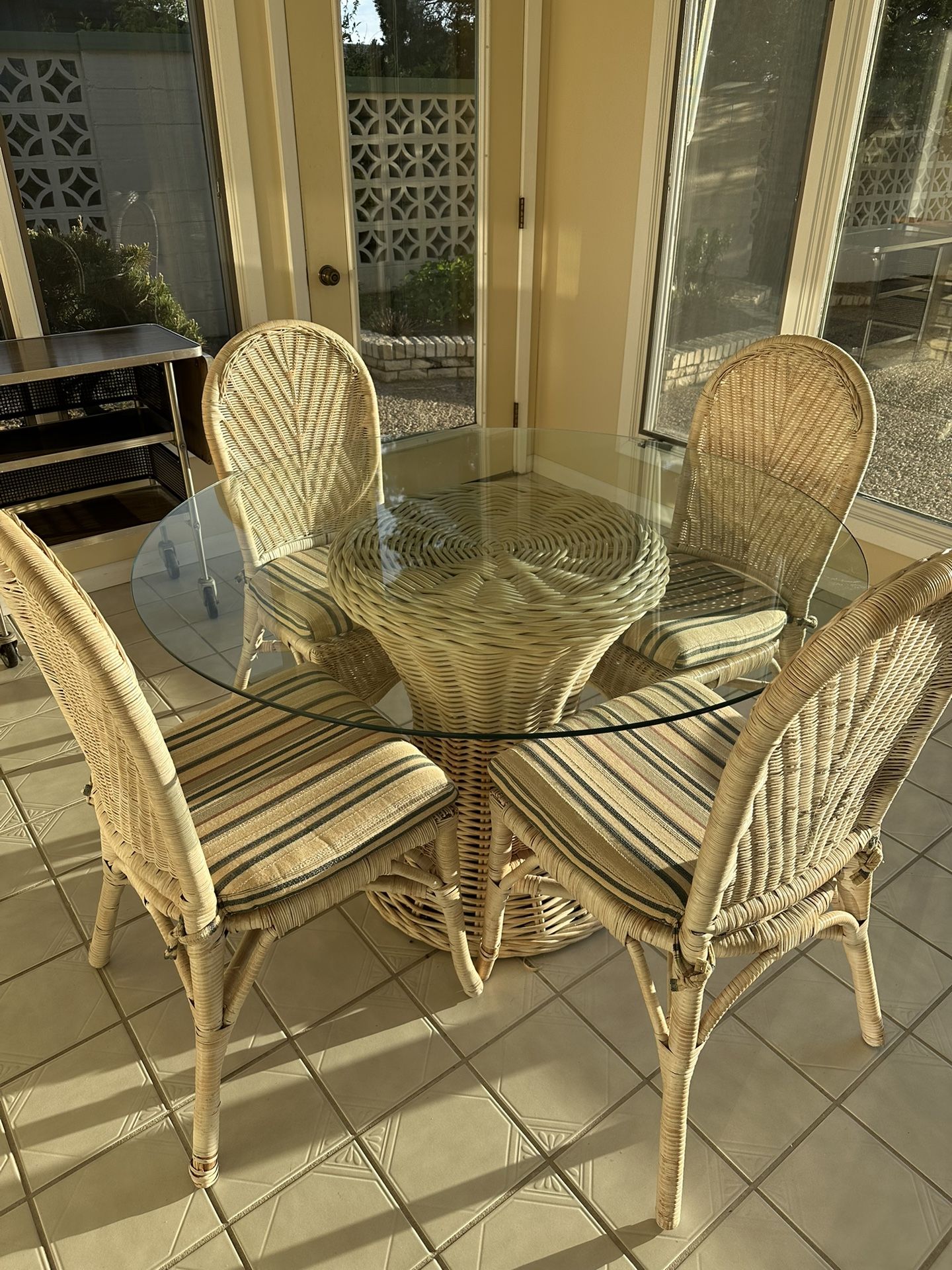 Wicker Dining Set