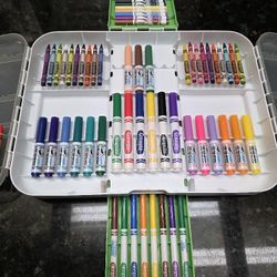 CRAYOLA CRAYONS AND MARKERS CASE