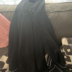 Supreme Hoodie Black Logo 