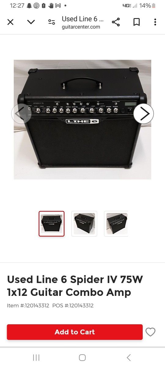 Line 6 Spider Four 75 Watt Amp