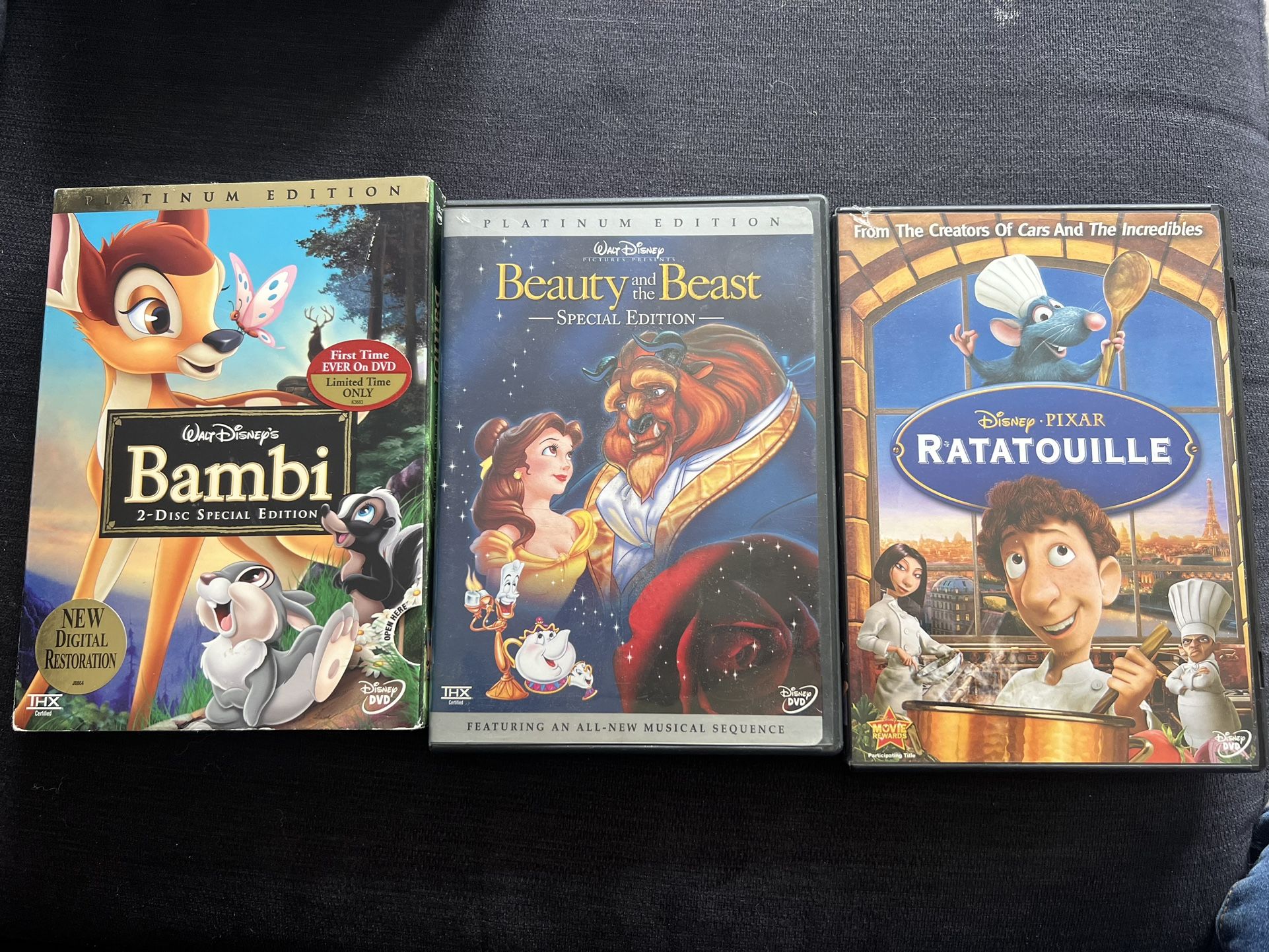 Disney Dvds, $10 For All Three
