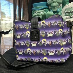 Loungefly Nightmare Before Christmas All Over Print Crossbody
