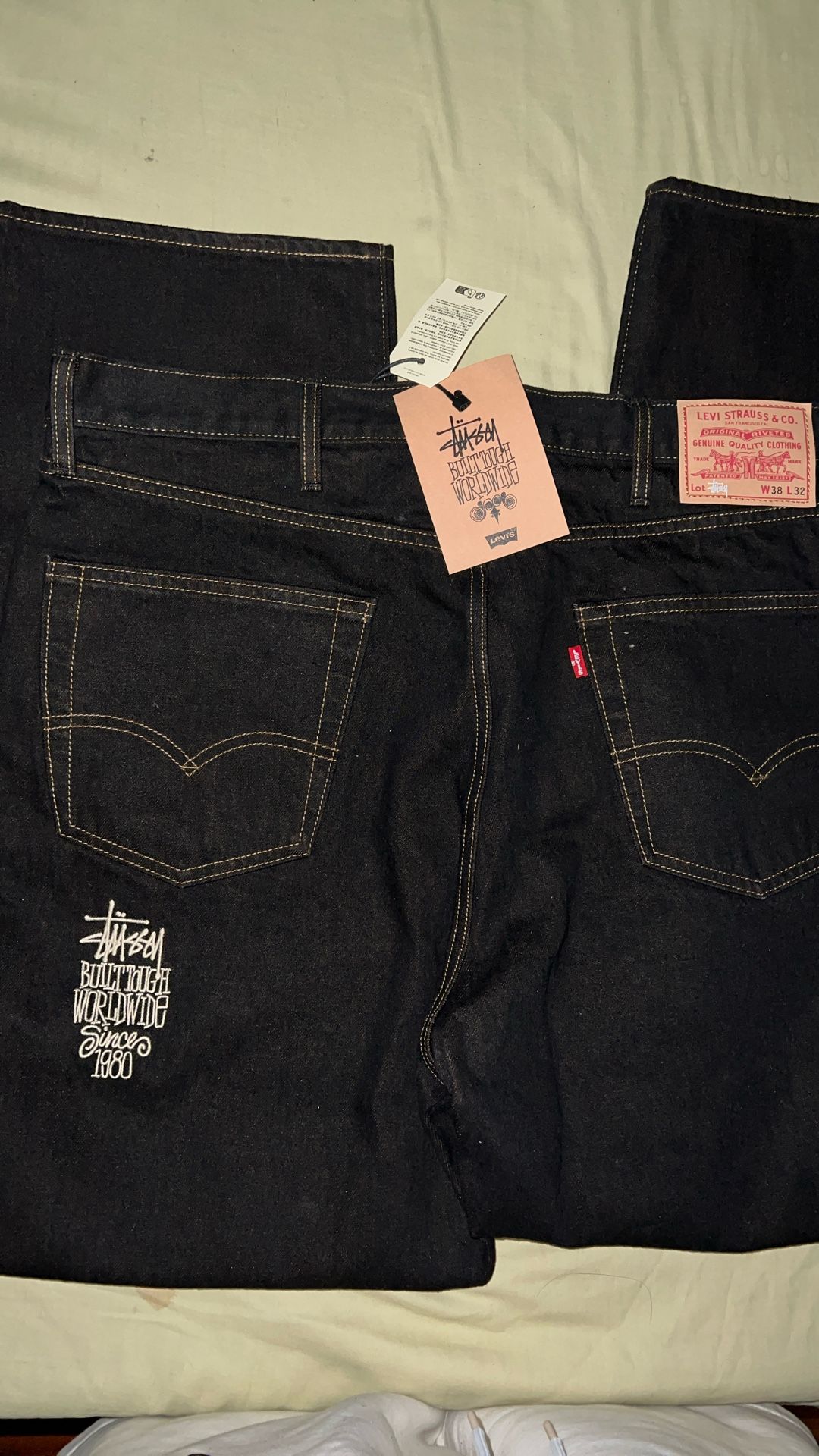 Stussy x Levi's Crispy Rinse 568 Jean