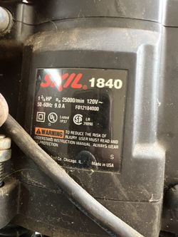 Skil 1 3/4 horsepower router
