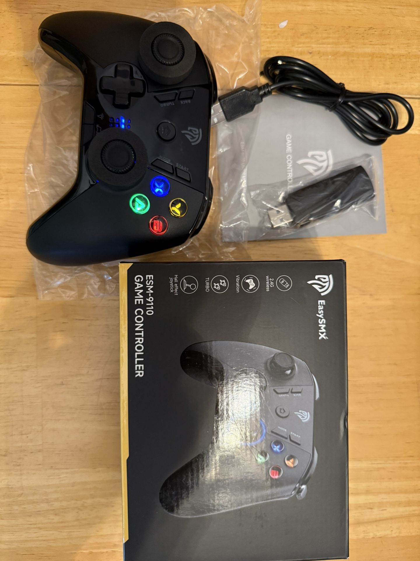 EasySMX Wireless Gaming Controller For Windows PC/Steam Deck/PS3/Android TV BOX