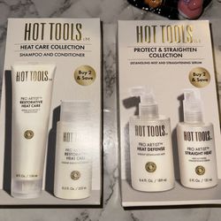 Hot Tools Shampoo/conditioner & Detangling Mist/ Straightening Serum