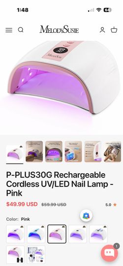 Rechargeable Cordless UV/LED Nail Lamp dryer