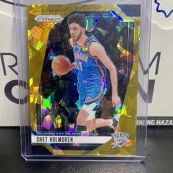 2024-25 Panini Prizm Basketball / Chet Holmgren [Ice Gold]  08/10 Super Rare First On The Market