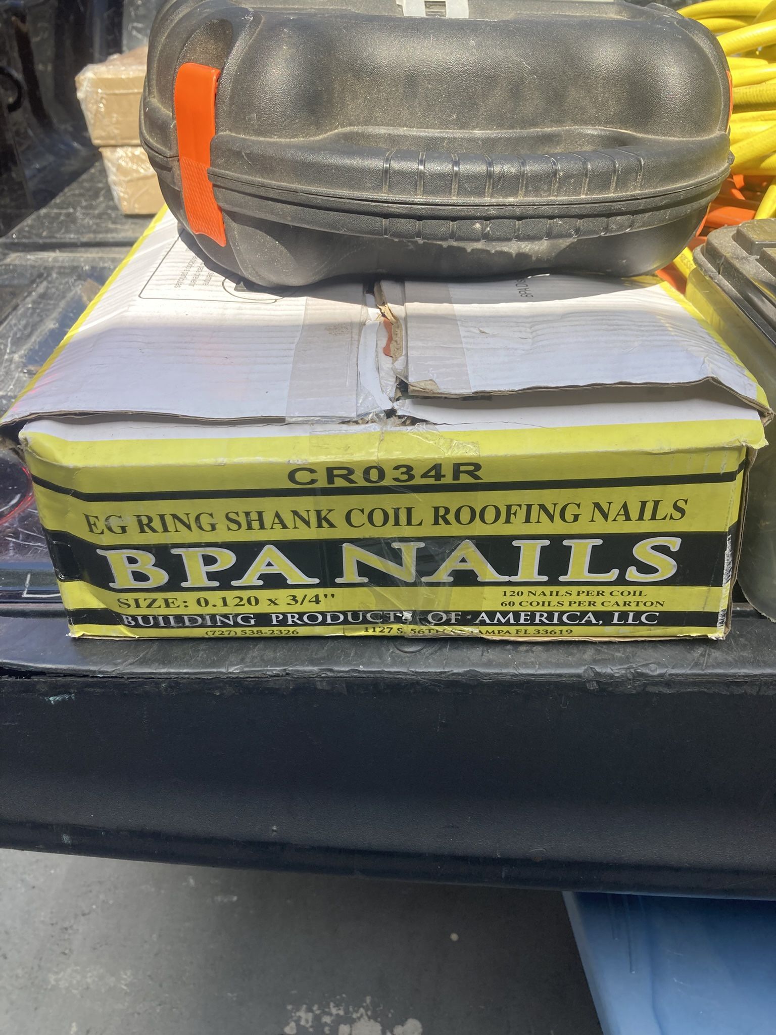 Galvanized Roofing Nails Shank Coils Box