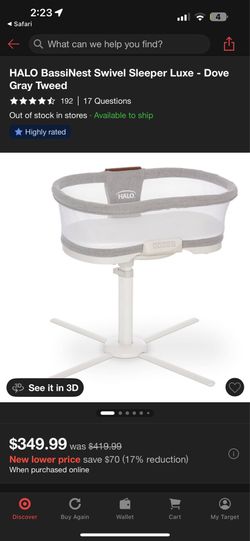 Halo Swivel Baby Bassinet