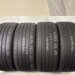 Set 4 Tires 265 45 20 Continental Crosscontact Lx Sport High Tread