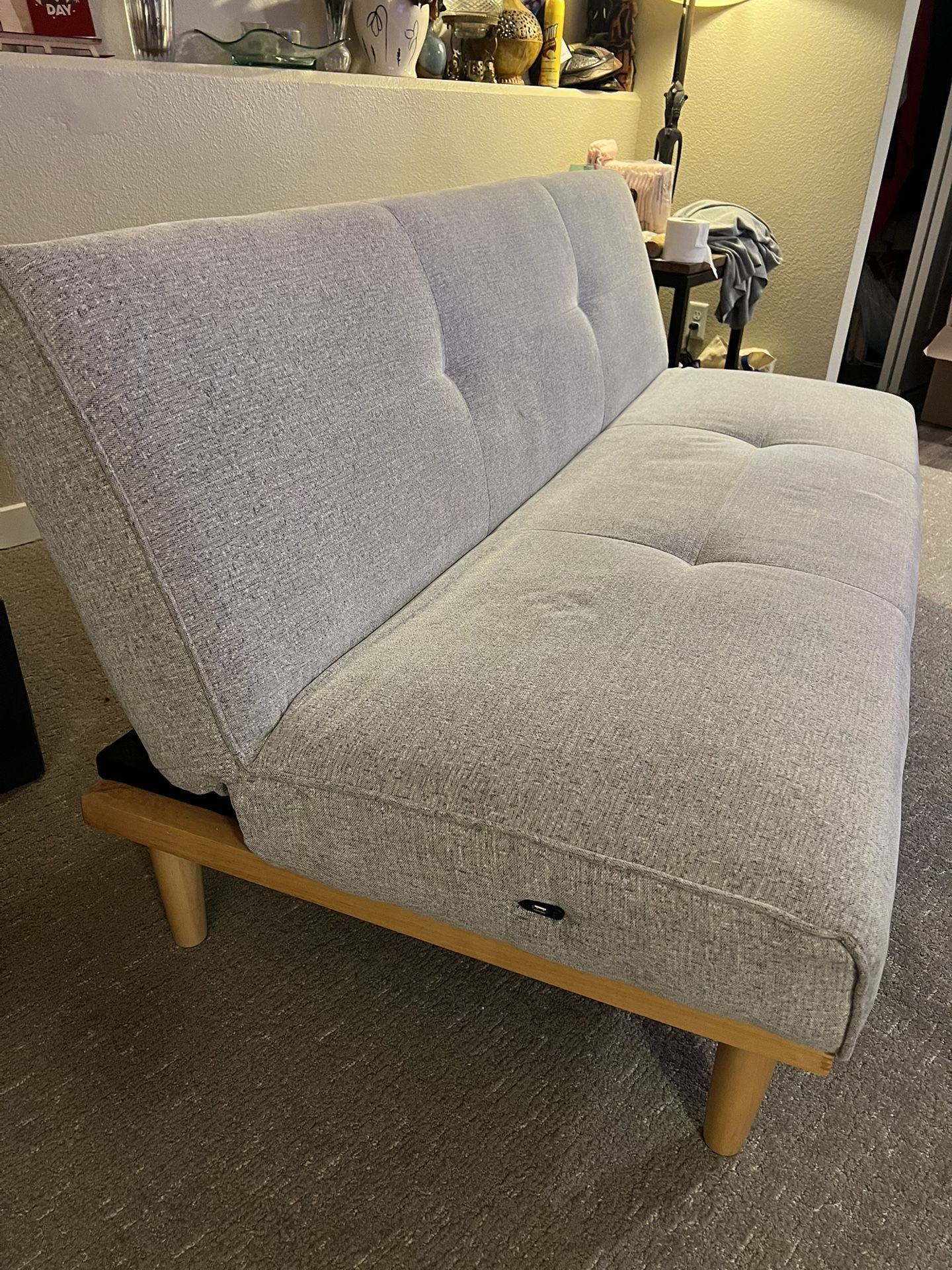 Easy Fold Mid-Century Modern Futon