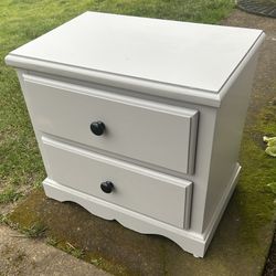 Light Gray Nightstand 