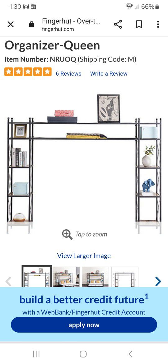 Over The Bed (Queen Size) Organizer 