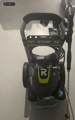 Power Washer And Ladder