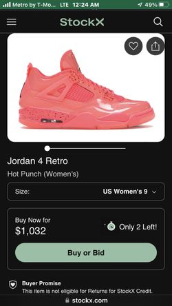 Jordan Retro 4” Hot Punch”