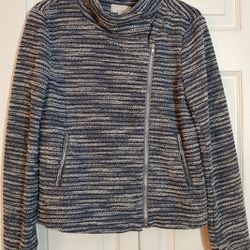 Loft Jacket Shirt Sweater Texture Pockets