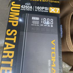 New Jump starter 425A 160psi Inflator 