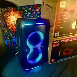 JBL Partybox Club Live 120 Portable Bluetooth Speaker - Wireless Mic, LED Lights & Long Battery Life