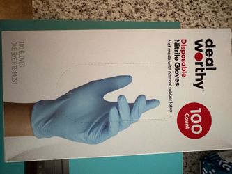 Disposable nitrile gloves