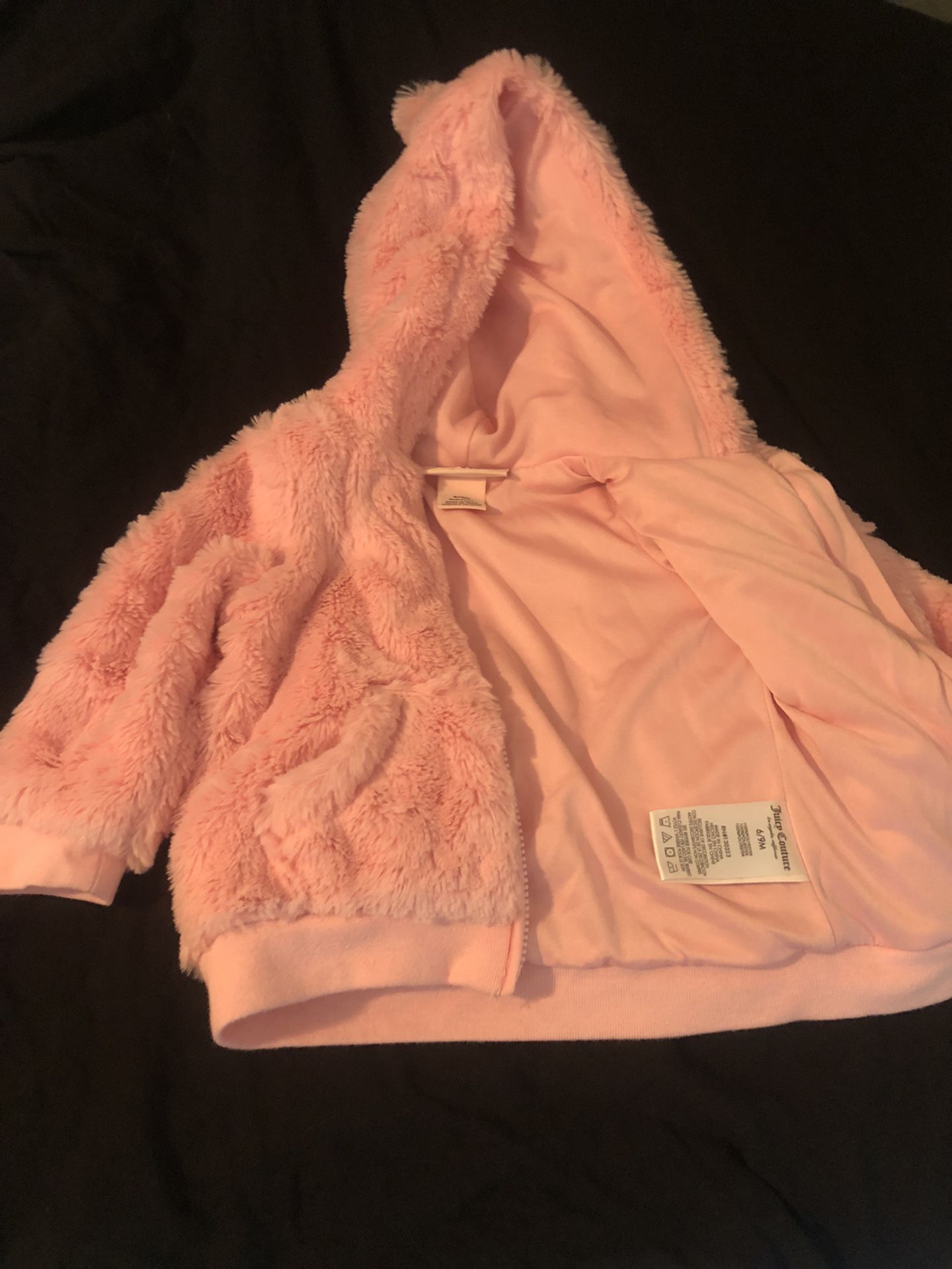 Juicy Couture 6 To 9 Months Pink Hoody