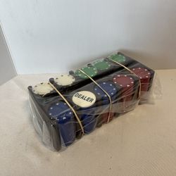 set of poker chips,  Two Hundred Chips 