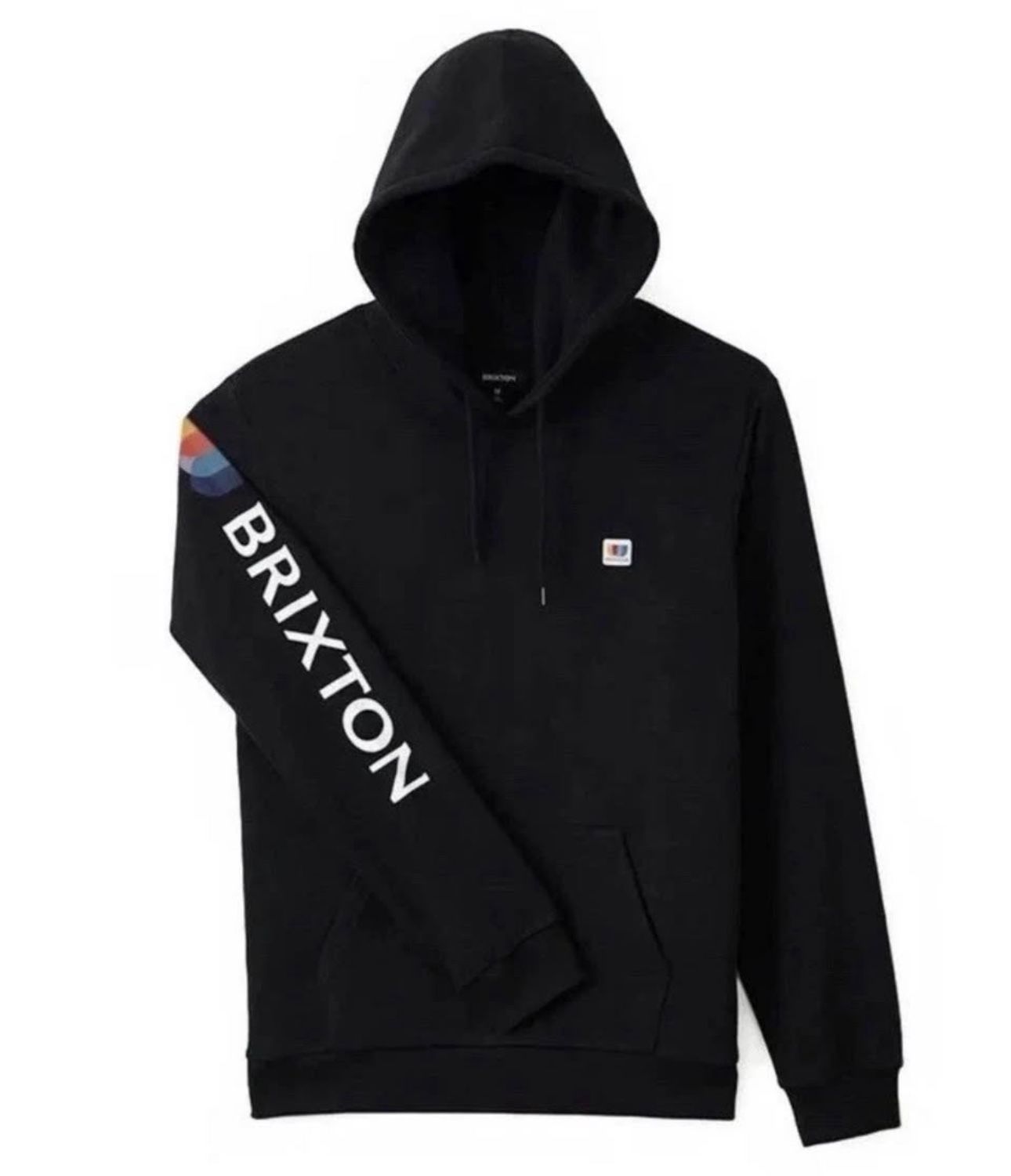 Brixton Mens Alton Pullover Hoodie Black Size XL