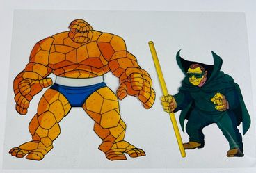 Marvel Action Hour Fantatic Four SEALED with animated scene cell