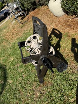 Garden Hose Reel Cart with Wheels