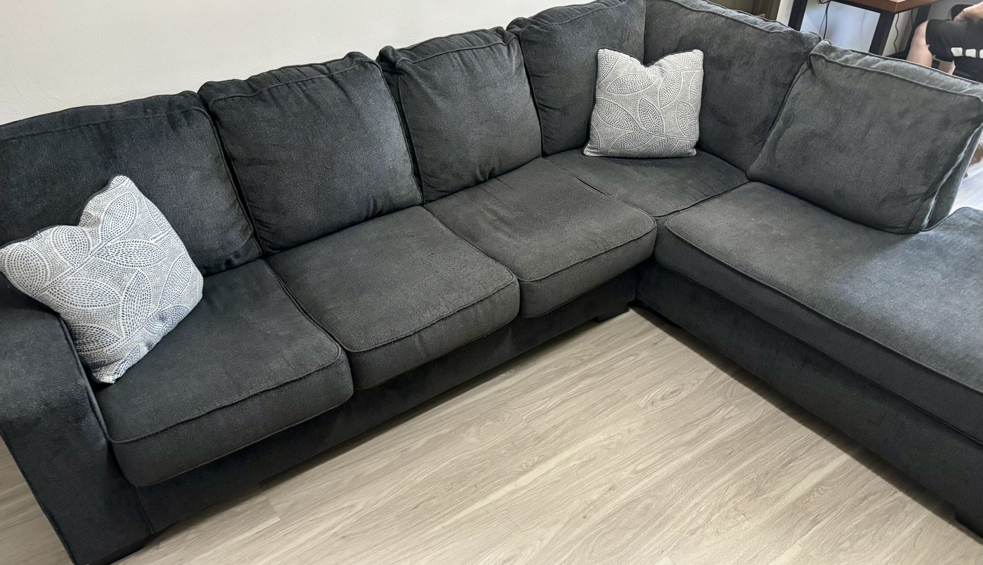 Slate Gray Sectional Couch