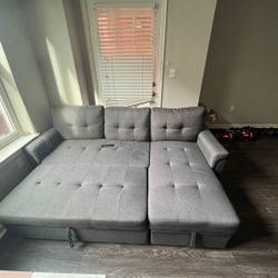 Pull Out Sofa With storage 
