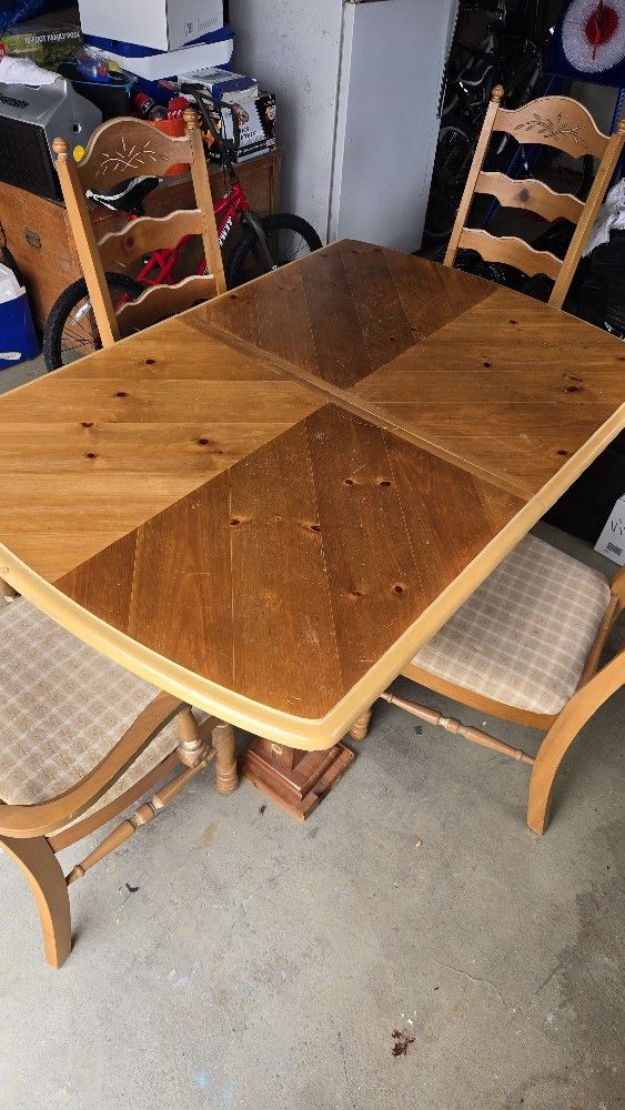 Dining Table With 4 Chairs