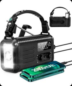 RADIO DE EMERGENCIA CON MANIVELA/HAND CRANK EMERGENCY  RADIO