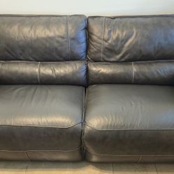 Leather Couch Recliner 