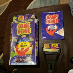 Nintendo Nes Game Genie With Manual And Box