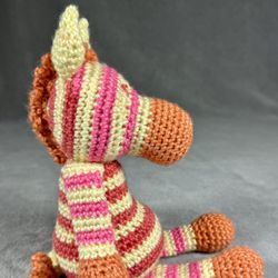 Handmade Stuffed Zebra