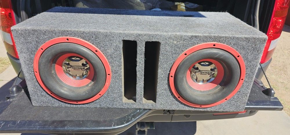Performance teknique SubwooferS 10" inch and Box