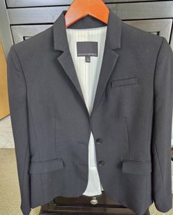 Women's Banana Republic Wool Blend Black Blazer - Size 6 LIKE NEW