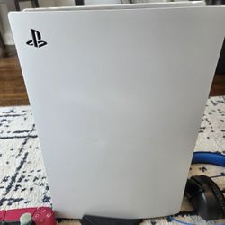 Sony PlayStation 5 With Controller And Headphones 