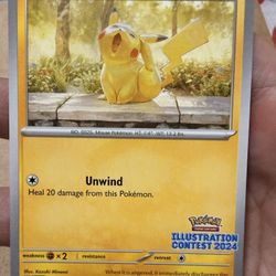 Pikachu SVP214 Pokemon Illustration Contest 2024