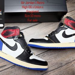Air Jordan 1 Retro High OG x Union x Fragment size 10